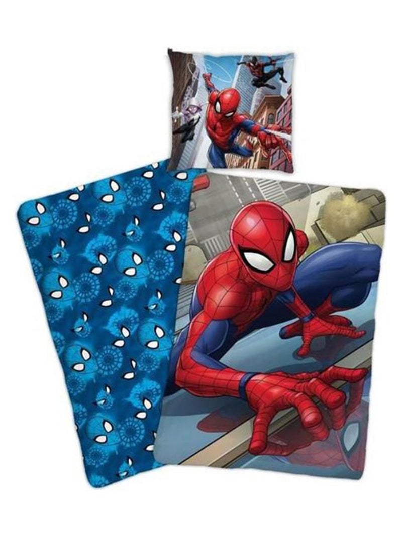 Parure de lit Spiderman Bleue Marvel Bleu - Kiabi