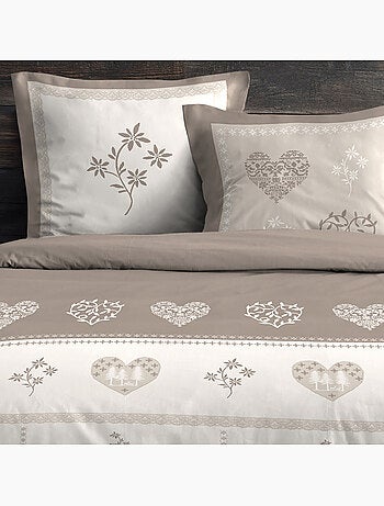 Parure de lit style montagne chaleureuse