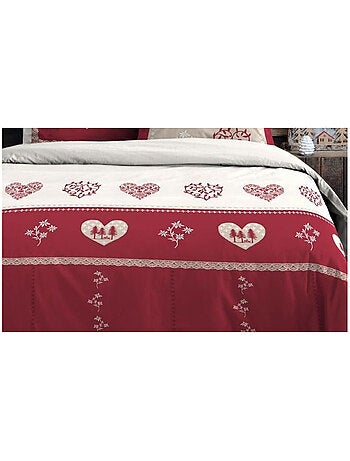 Parure de lit style montagne chaleureuse