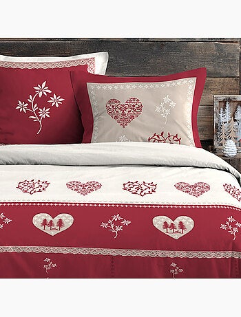 Parure de lit style montagne chaleureuse