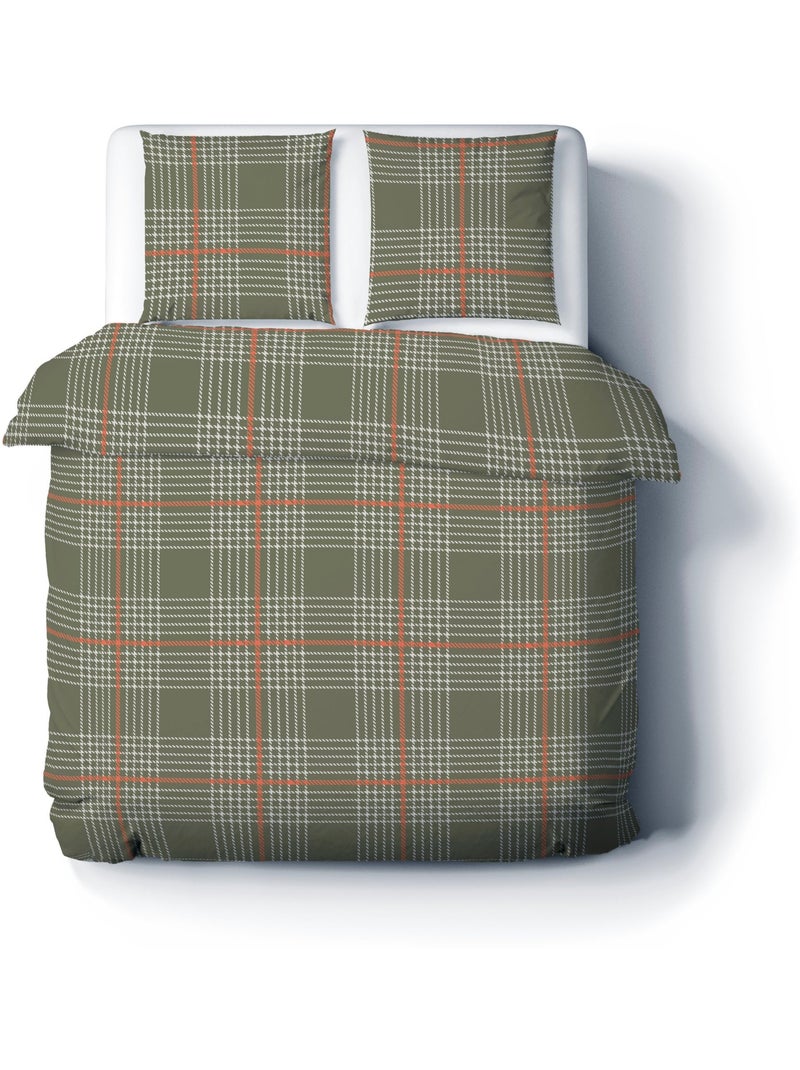 Parure de lit Suffolk Vert - Kiabi