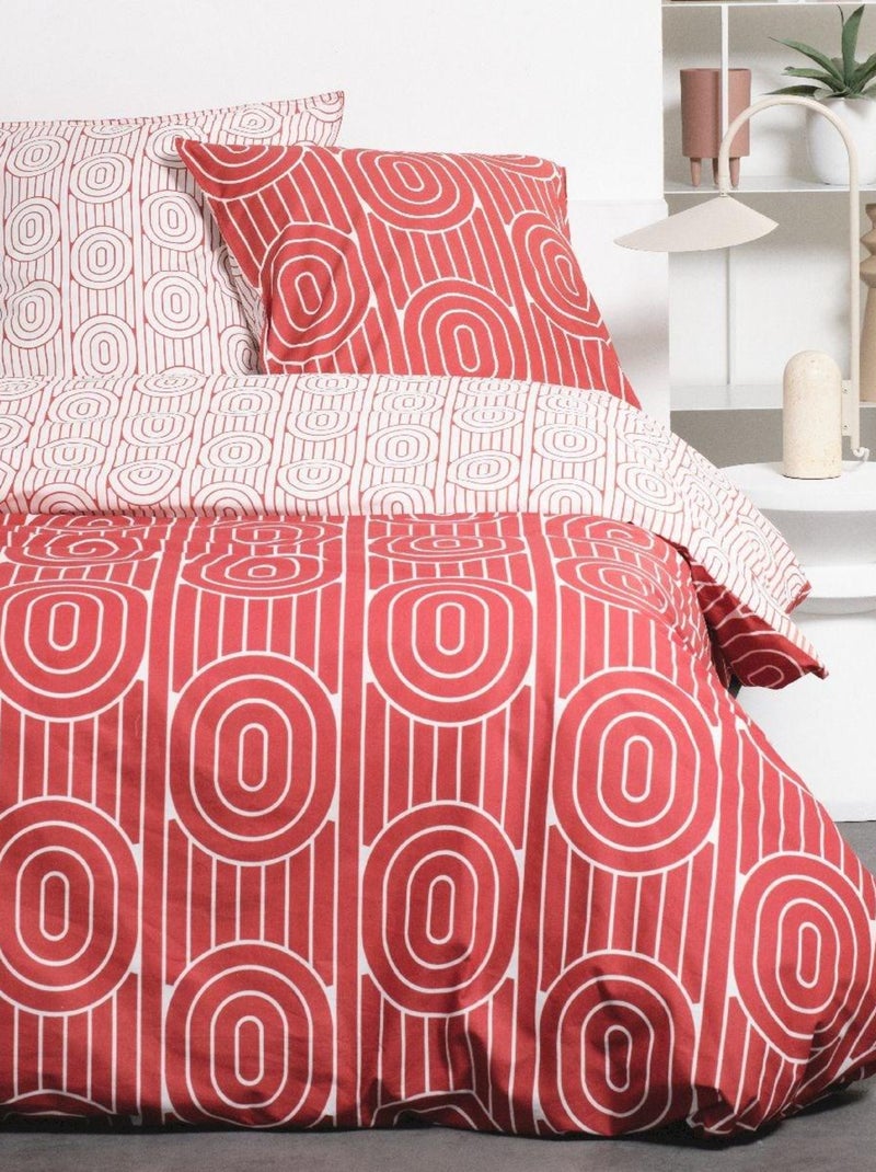 Parure de lit SUNSHINE ELINE Rouge - Kiabi
