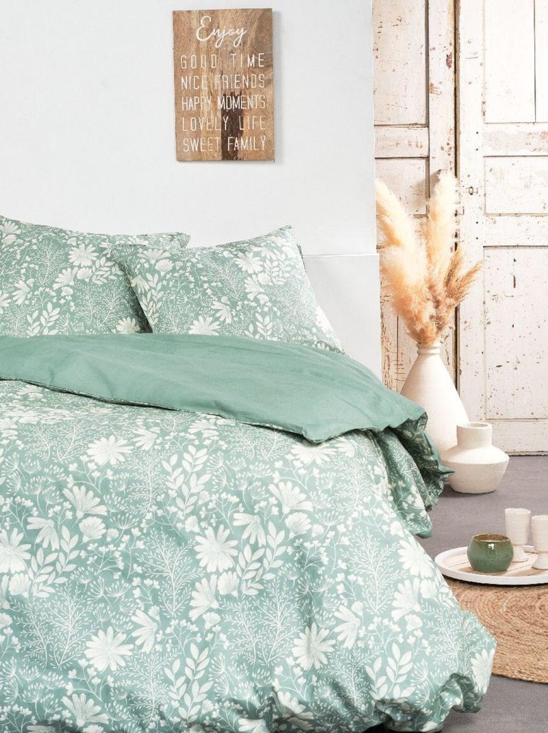 Parure de lit SUNSHINE ELSA Vert - Kiabi
