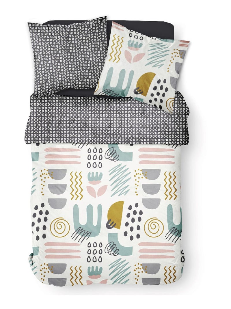 Parure de lit SUNSHINE EMIL Blanc - Kiabi