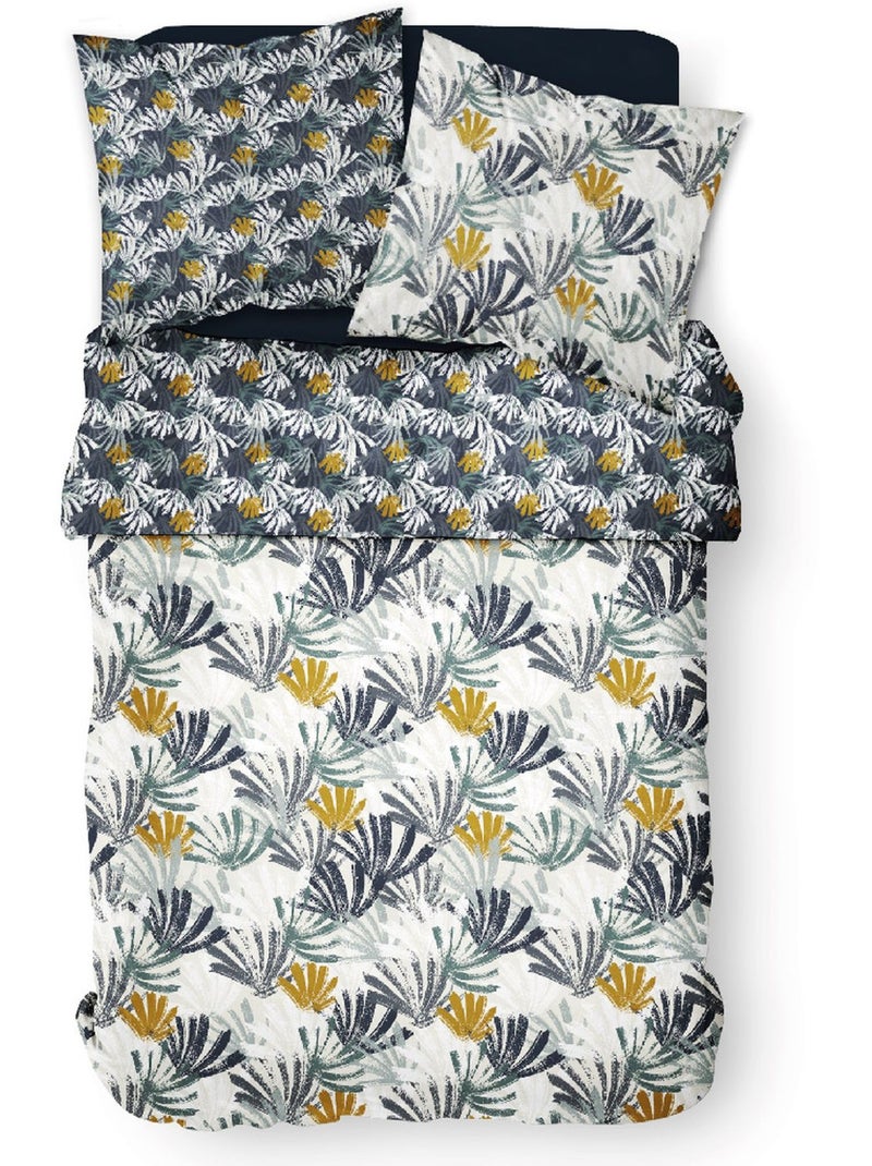 Parure de lit SUNSHINE FLOR Bleu - Kiabi