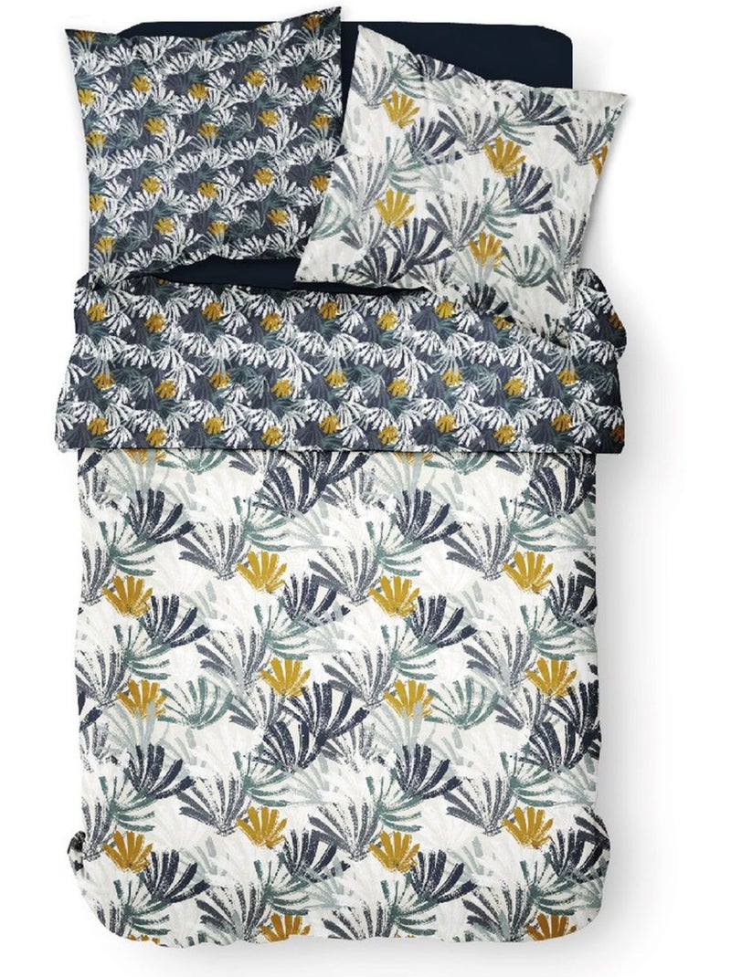 Parure de lit SUNSHINE FLOR Bleu - Kiabi