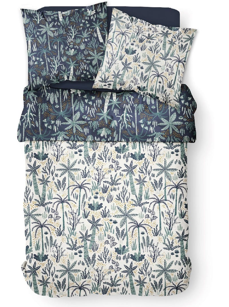 Parure de lit SUNSHINE FLORINE Bleu - Kiabi