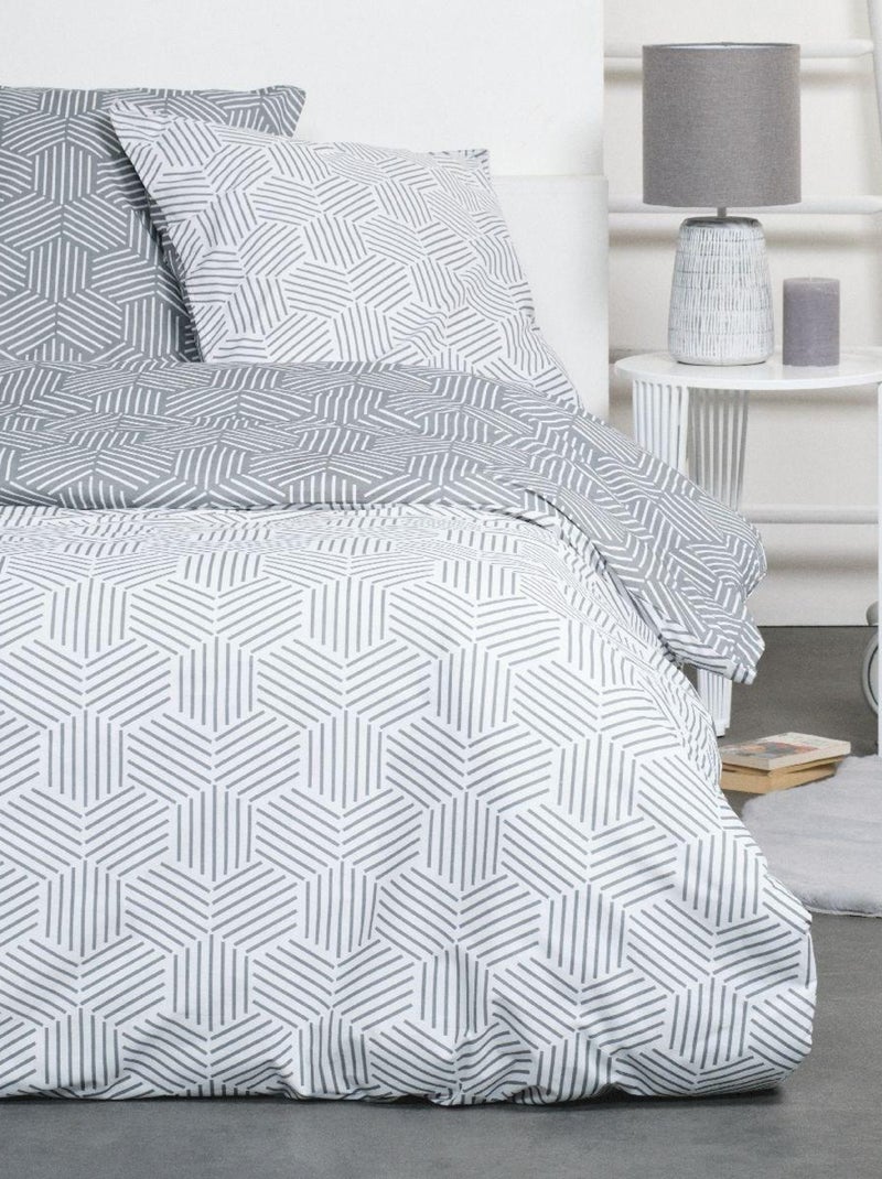 Parure de lit SUNSHINE GABY Gris - Kiabi