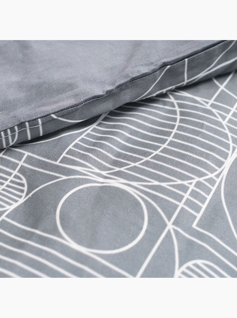 Parure de lit SUNSHINE JACOB Gris - Kiabi