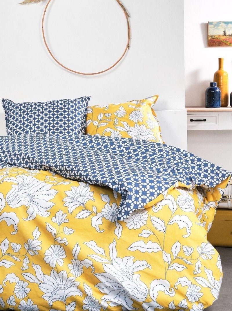Parure de lit SUNSHINE MAELLE Jaune - Kiabi