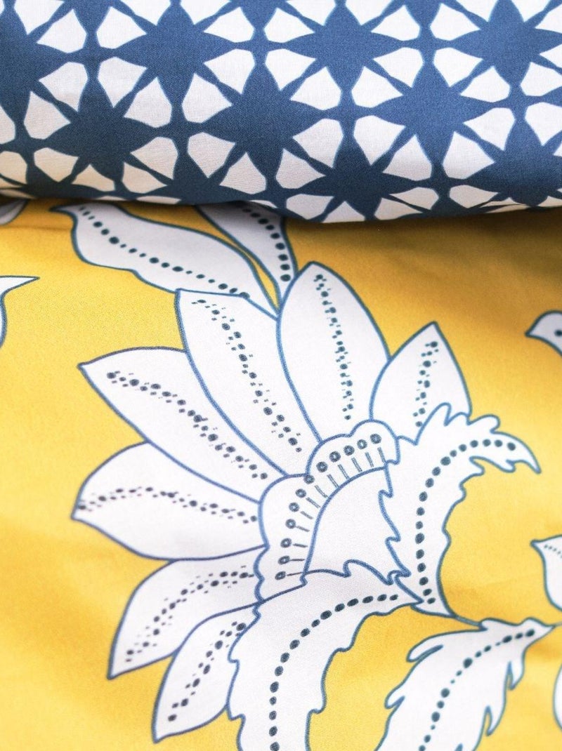 Parure de lit SUNSHINE MAELLE Jaune - Kiabi