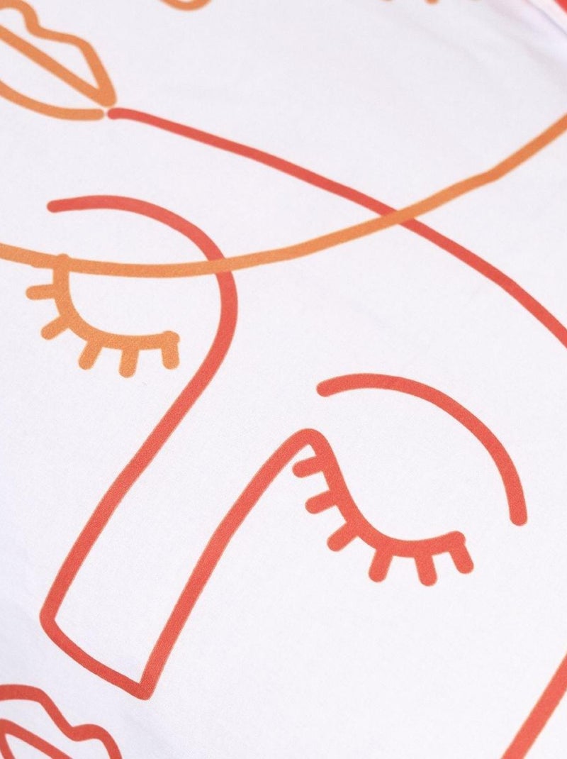 Parure de lit SUNSHINE OLIVIA Orange - Kiabi