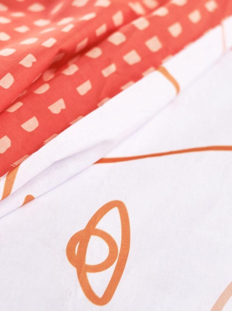 Parure de lit SUNSHINE OLIVIA Orange - Kiabi