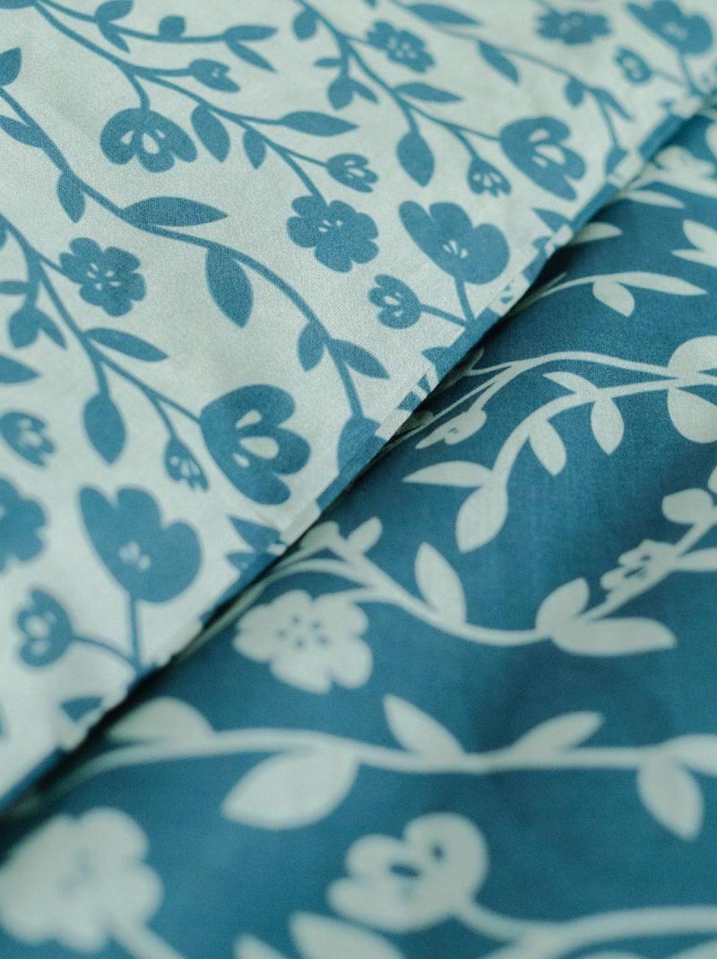 Parure de lit SUNSHINE PAULINE Bleu - Kiabi