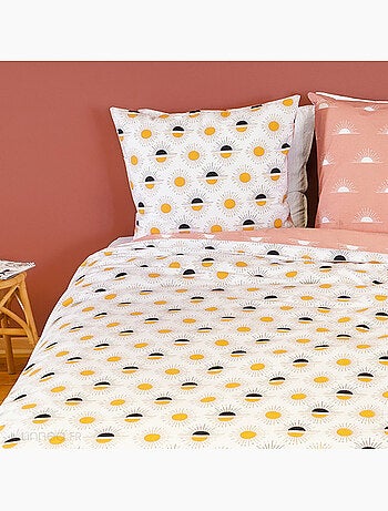 Parure de lit TERRAMEA pur coton Taie 63x63 cm