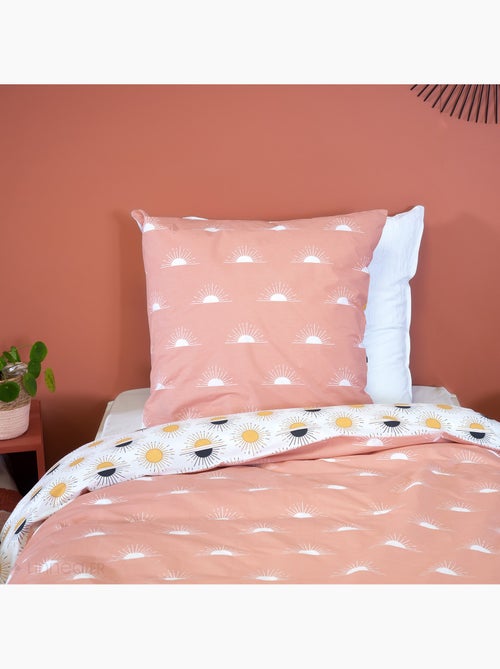 Parure de lit TERRAMEA pur coton Taie 63x63 cm - Kiabi Parure de lit TERRAMEA pur coton Taie 63x63 cm - Kiabi