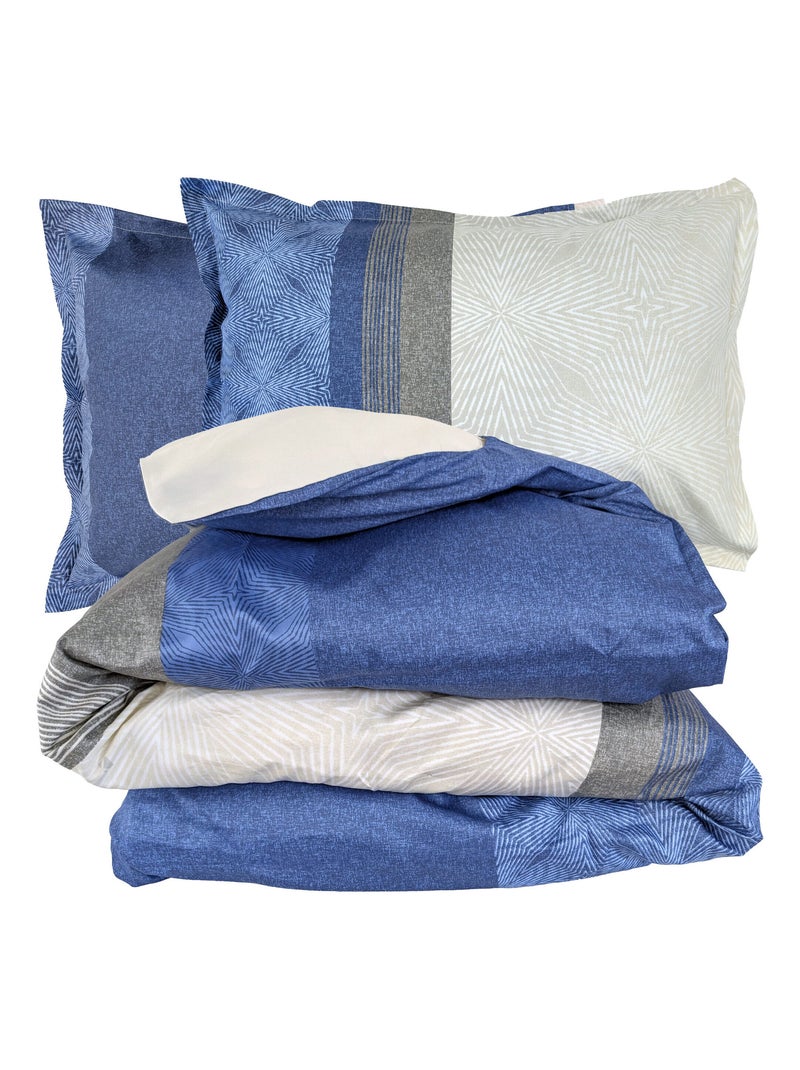 Parure de lit TIAGO Taie 50x70 cm Gris clair - Kiabi