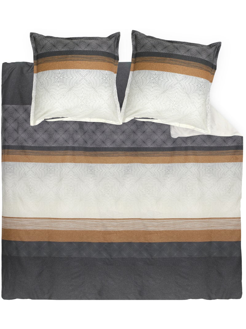 Parure de lit TIAGO Taie 50x70 cm Noir Noir - Kiabi