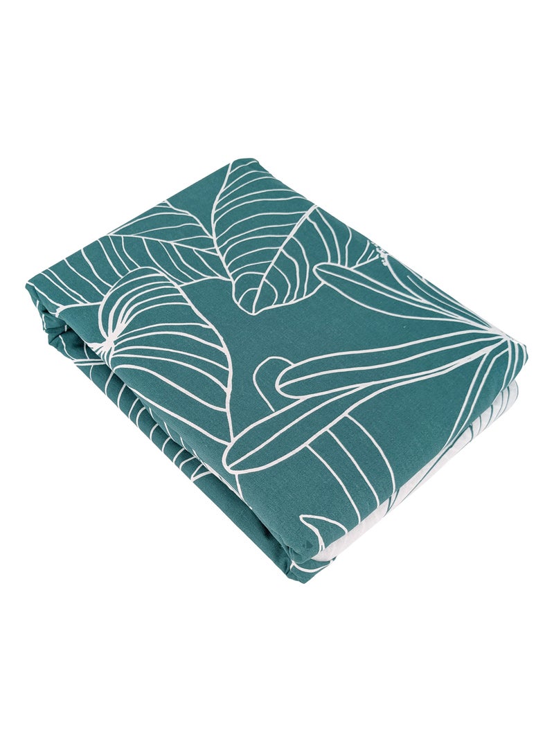 Parure de lit TILDA en coton BCI adouci Vert - Kiabi