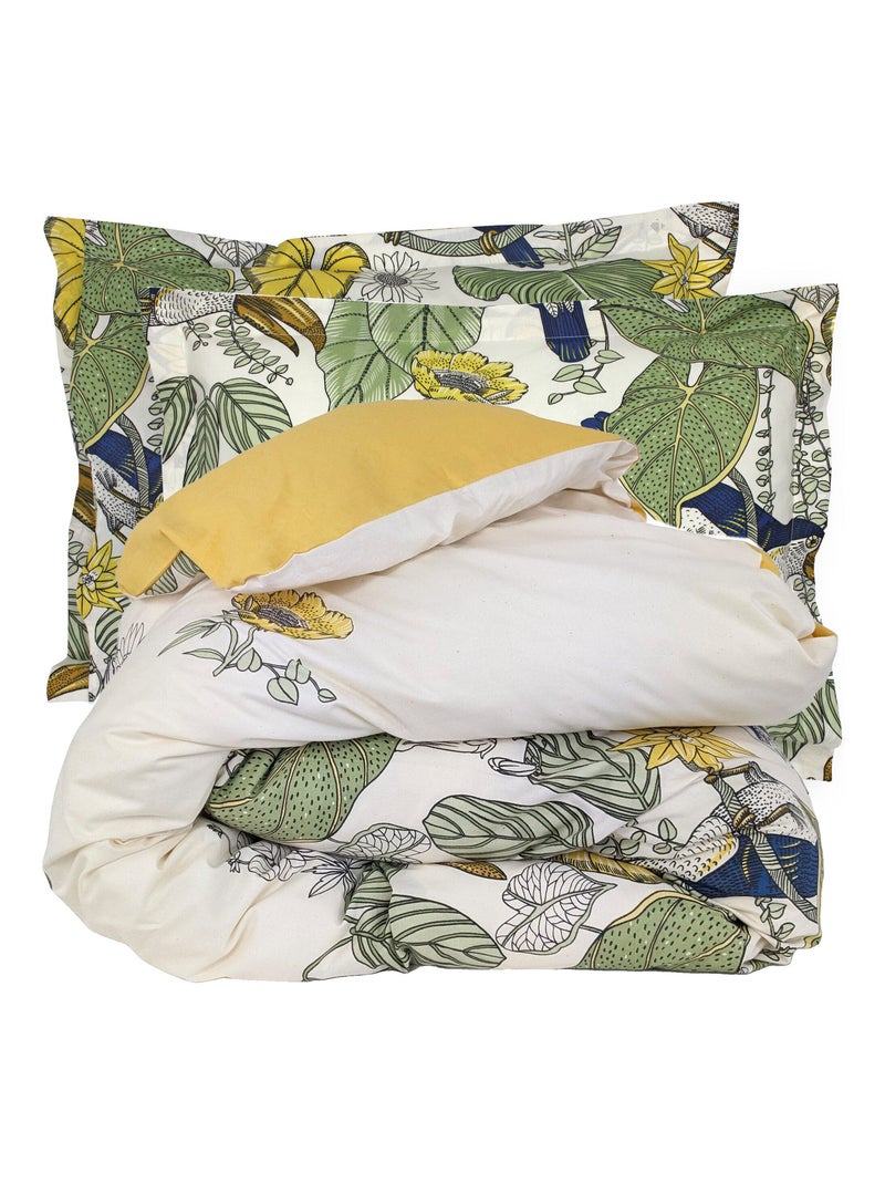 Parure de lit TOCO Taie 50x70 cm Vert - Kiabi