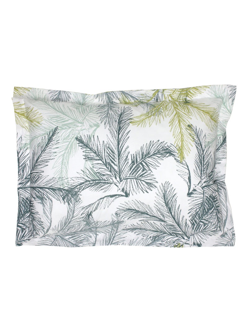Parure de lit TRINIDAD Taie 50x70 cm Vert foncé - Kiabi