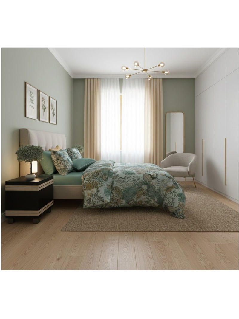 Parure de lit tropical Vert - Kiabi