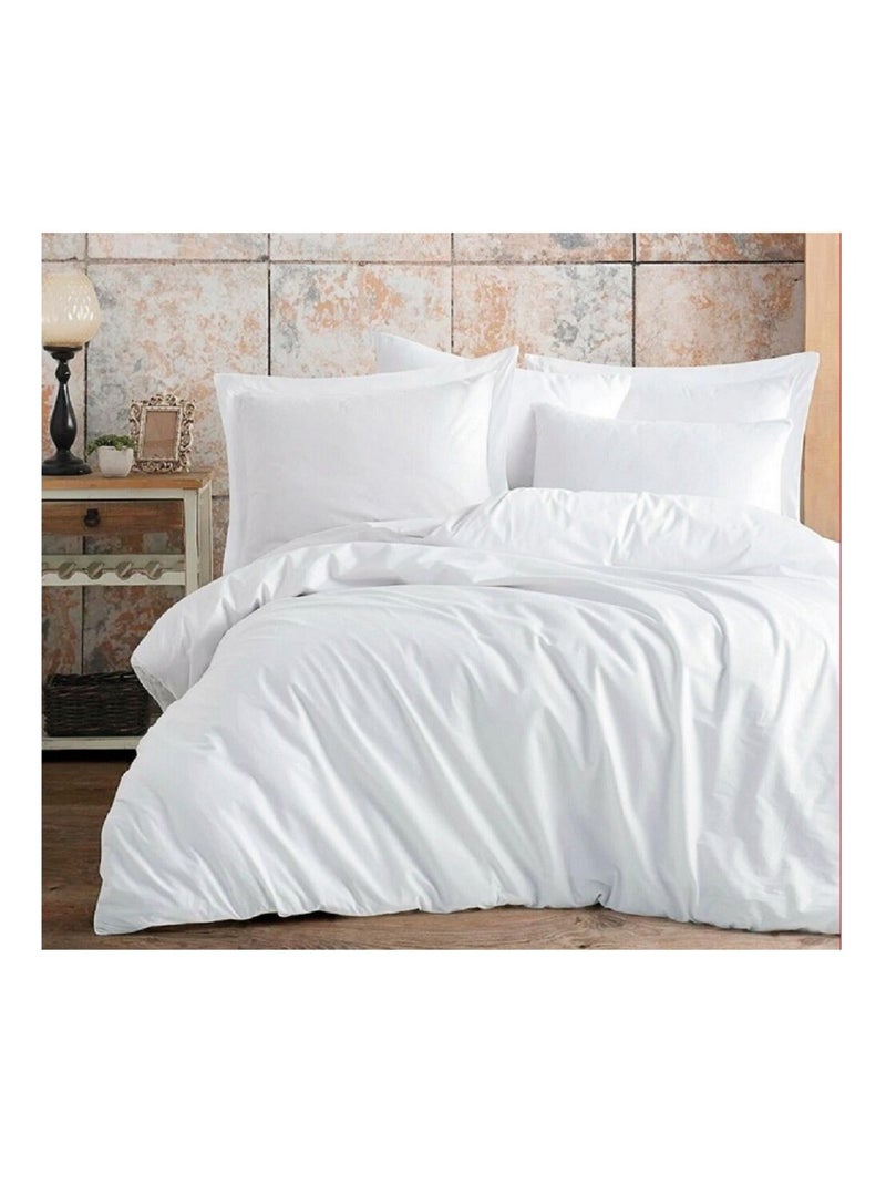 Parure de lit UNI Blanc - Kiabi