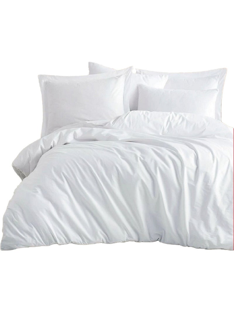 Parure de lit UNI Blanc - Kiabi