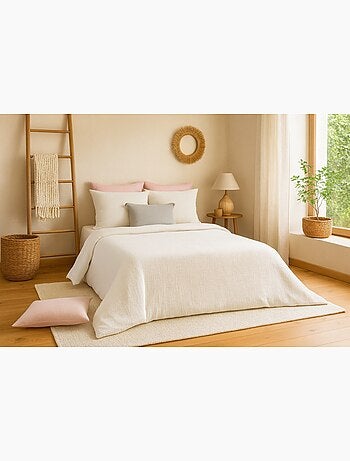 Parure de lit UNI Gaze de coton