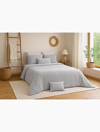 Parure de lit UNI Gaze de coton