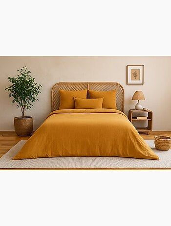 Parure de lit UNI Gaze de coton
