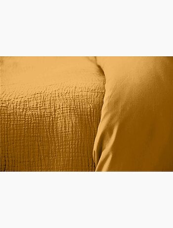 Parure de lit UNI Gaze de coton