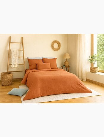 Parure de lit UNI Gaze de coton