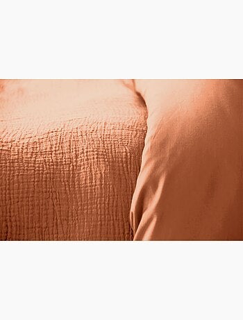 Parure de lit UNI Gaze de coton