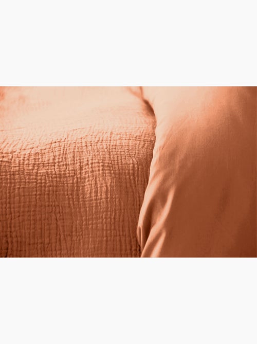 Parure de lit UNI Gaze de Coton - Kiabi Parure de lit UNI Gaze de Coton - Kiabi