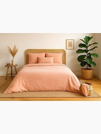 Parure de lit UNI Gaze de coton