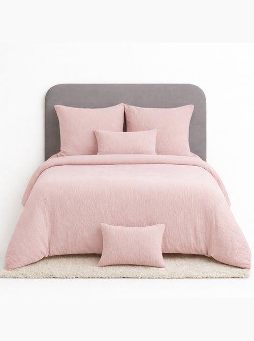Parure de lit UNI Gaze de Coton - Kiabi