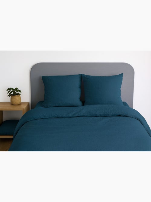Parure de lit UNI Micro Lavée - Kiabi Parure de lit UNI Micro Lavée - Kiabi