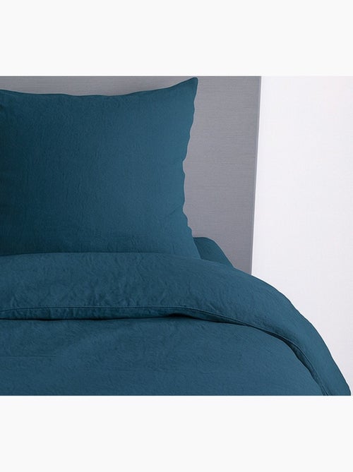 Parure de lit UNI Micro Lavée - Kiabi Parure de lit UNI Micro Lavée - Kiabi