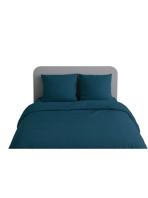 Parure de lit UNI Micro Lavée - Kiabi Parure de lit UNI Micro Lavée - Kiabi