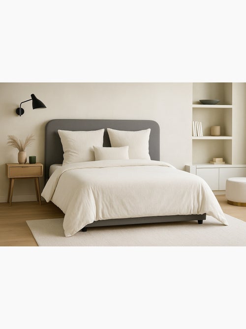 Parure de lit UNI Micro Lavée - Kiabi