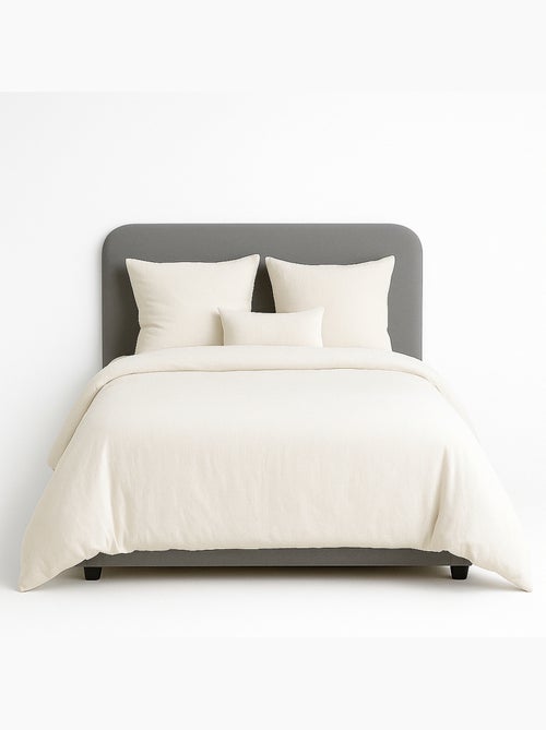 Parure de lit UNI Micro Lavée - Kiabi