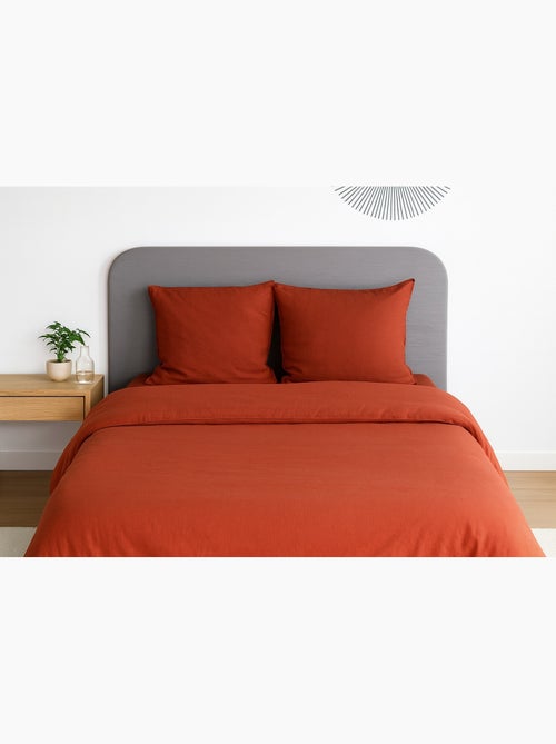 Parure de lit UNI Micro Lavée - Kiabi