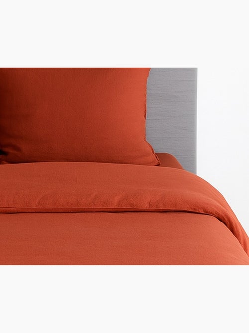 Parure de lit UNI Micro Lavée - Kiabi