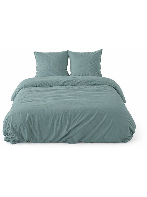 Parure de lit UNI Micro Lavée - Kiabi