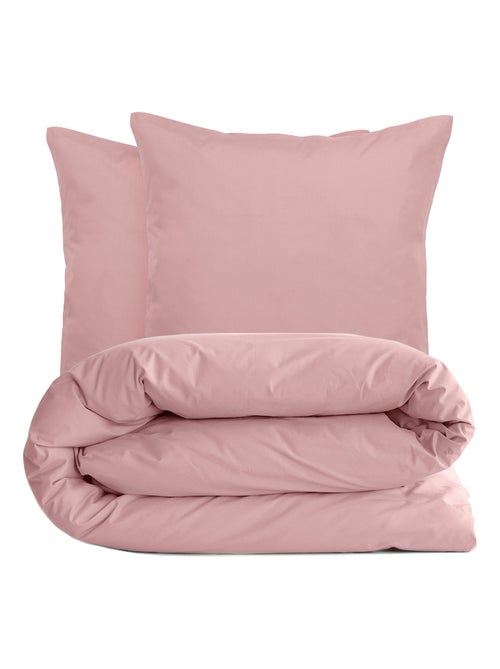 Parure de lit uni percale de coton MANOIR Taie 65x65 cm - Kiabi Parure de lit uni percale de coton MANOIR Taie 65x65 cm - Kiabi