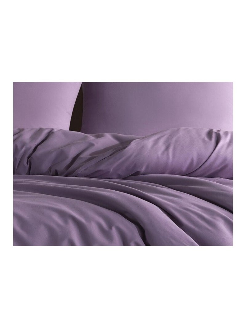 Parure de lit UNI Violet - Kiabi
