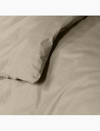 Parure de lit unie – 2 taies 63 x 63 cm incluses