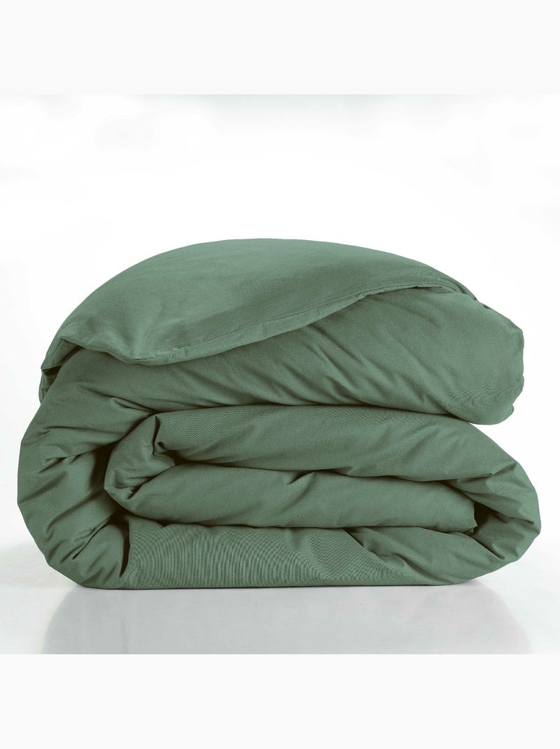 Parure de lit unie – 2 taies 63 x 63 cm incluses Vert cèdre - Kiabi