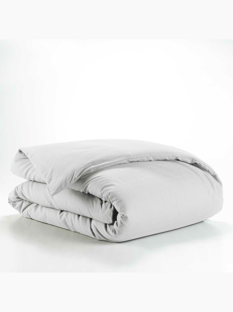 Parure de lit unie 57 fils – LINAÉ + 1 Taie Blanc - Kiabi